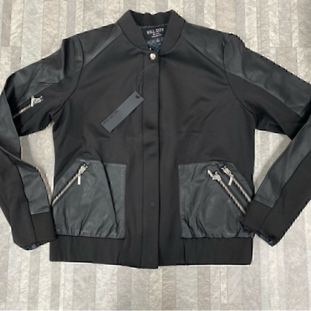 NWT Kill City x Dolls Kill Blitzkrieg Bomber Jacket Small